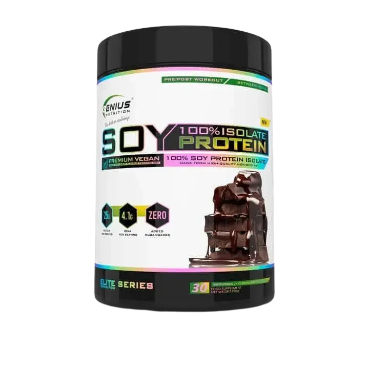 Soy Protein Isolate 900g Chocolat Genius Nutrition France