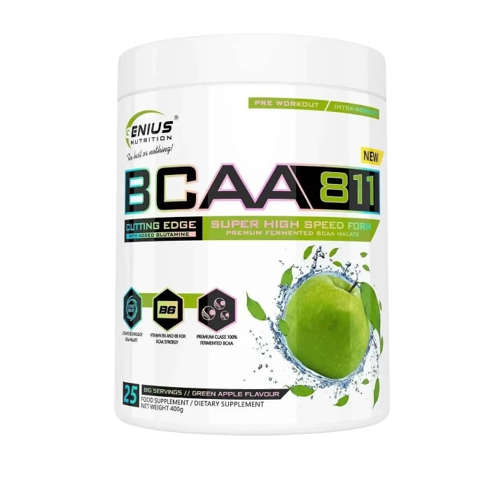 bcaa 811 Green Apple 400g genius nutrition