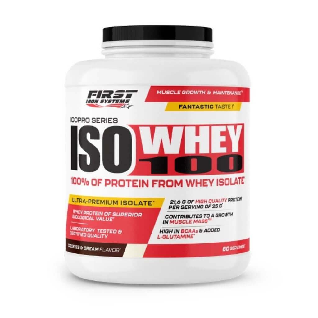 ISO WHEY 100 "1000g" SAVEUR COOKIES & CREAM - FIRST IRON SYSTEMS | FORCE ADDICT PRO